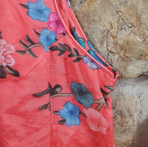 Bella Tu XL Avery Beaded Floral Phesant Bird Dress - Picture 5 of 10